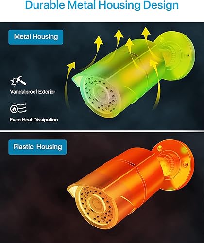 Miniatura 3 de ZOSI 1080P HD 1920TVL híbrido 4 en 1 TVICVIAHD960H CVBS CCTV vigilancia resistente a la intemperie cámara de seguridad bala y cables de alimentación