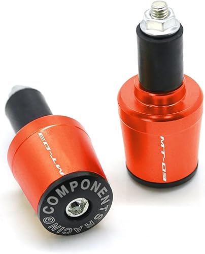 Miniatura 10 de for Yamaha MT-03 MT03 MT 03 Universal Motorcycle 78" 22MM Handlebar Grips Handle Bar Cap End Plugs