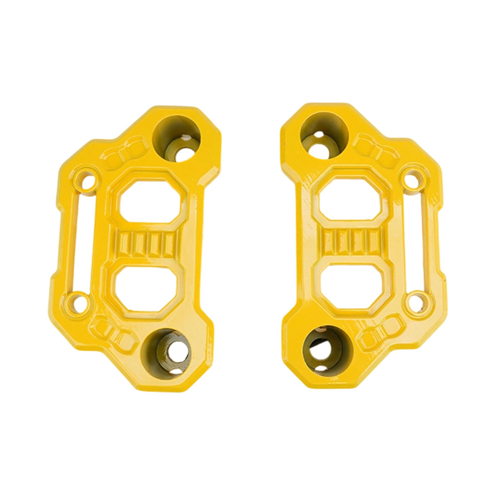 Hsioluted Yellow Vehicle A Pillar Light Holder Strong Aluminum Construction For Outdoor Driving Accessories Off Road A Pillar Light Mount Bracket For Adventure Vehicles Lightweight Yet Sturdy Aluminum A Lamp Mounting