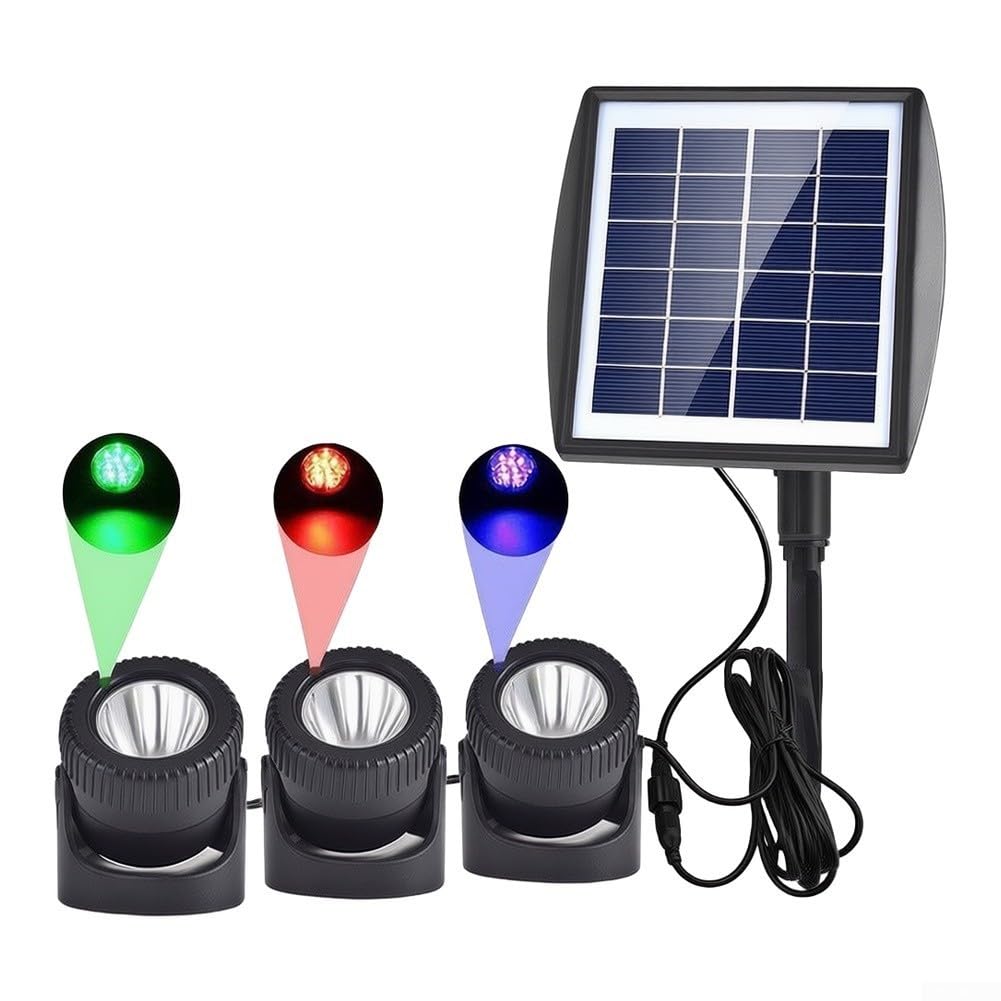 Lampe Étang RGB IP68 Imperméable Couleur Changeante Lampe Étang