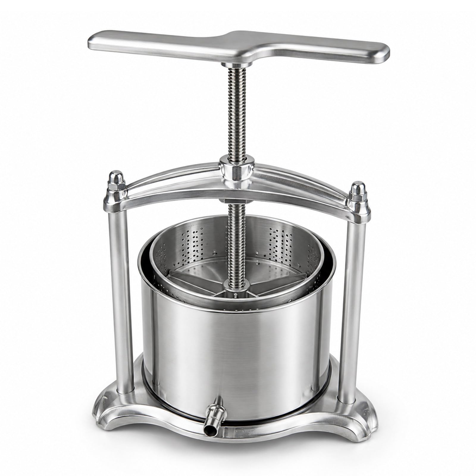 Pressa per Frutta da 3/6 Litri, macinino Manuale per Sidro e spremiagrumi 3L