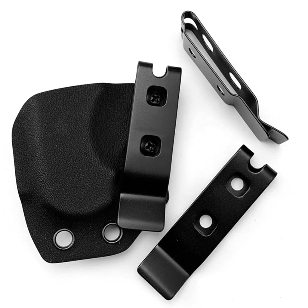 In acciaio inox fodero posteriore clip mini cintura fondina guaina trasporto clip in vita Kydex clip Grip gancio kydex clip per coltello guaina