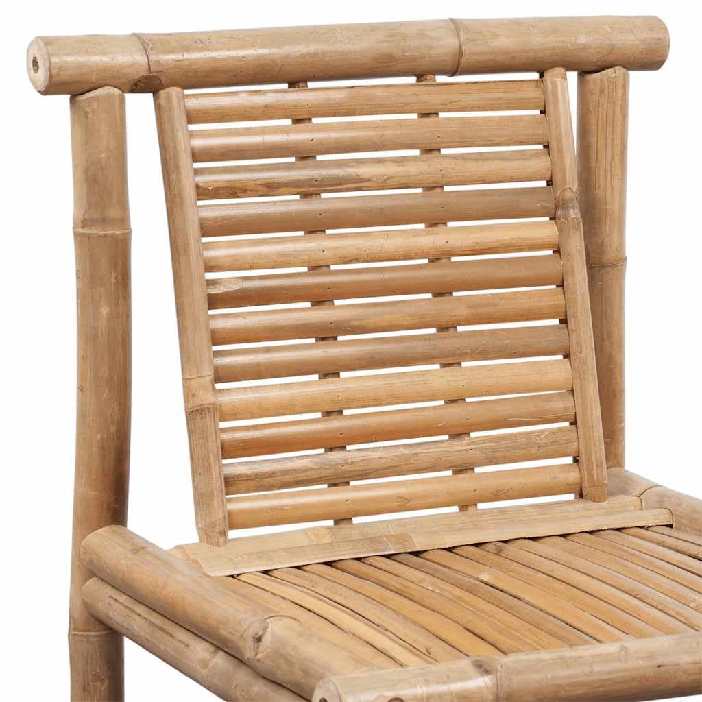 vidaXL Tabourets de Bar Lot de 2 Bambou
