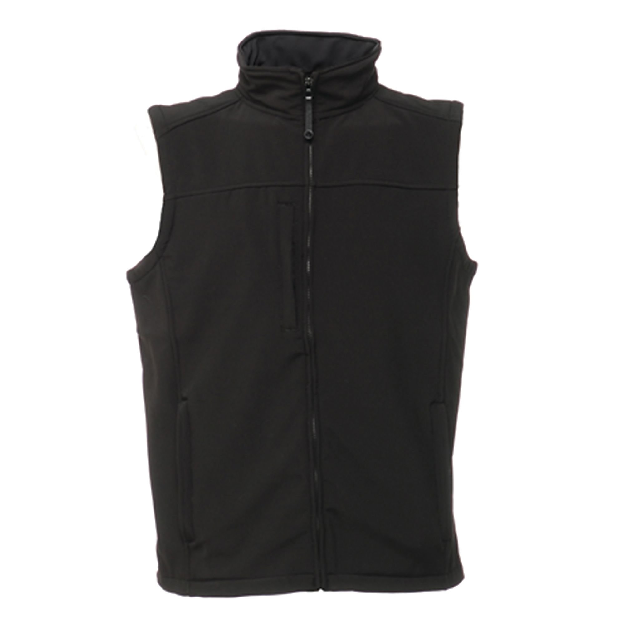 Regatta Men's Flux Softshell Bodywarmer - All Black - 4XL