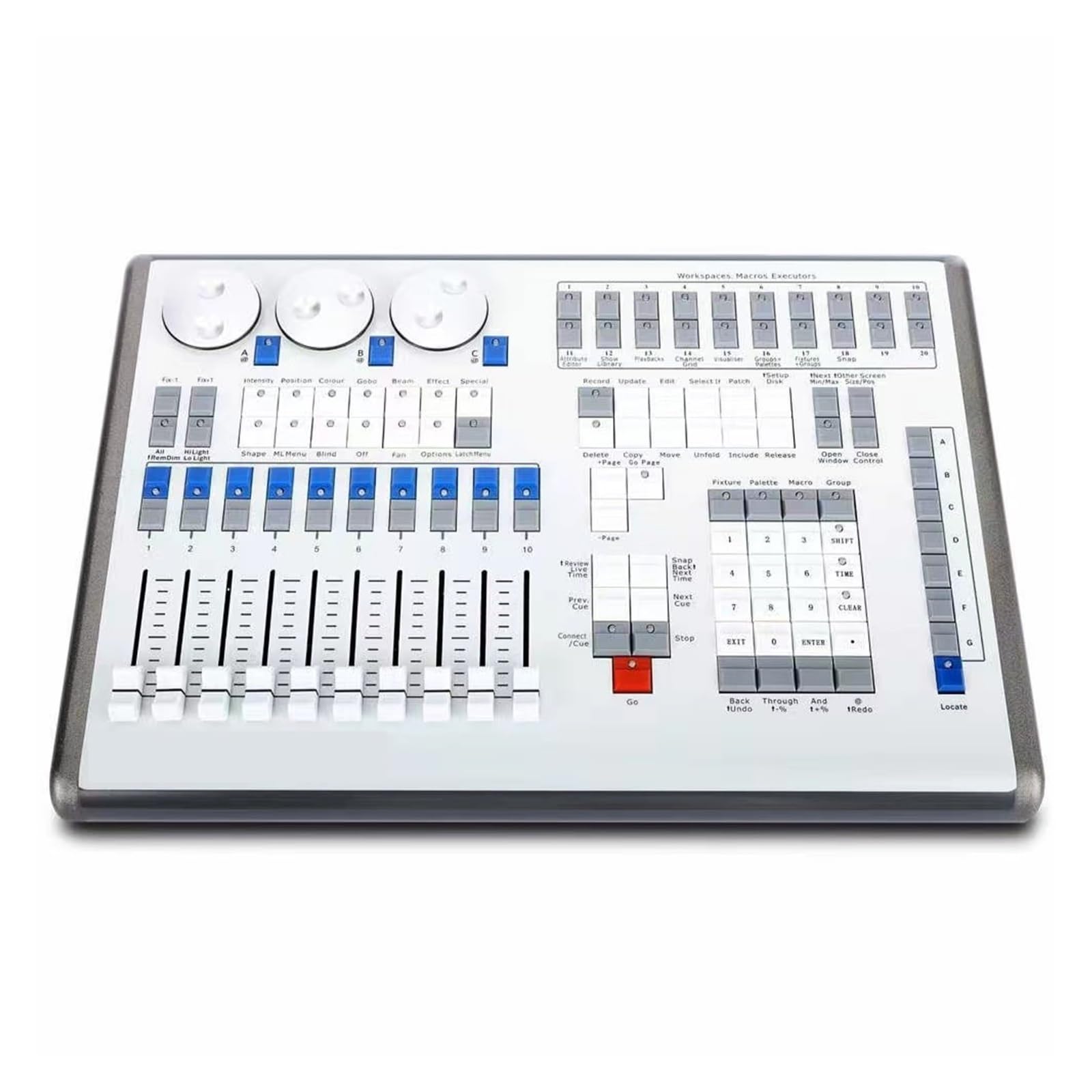 DMX Controller, Console Sta Lighting Controller System, Beam Spot Wash Framing Moving Head DJ Disco