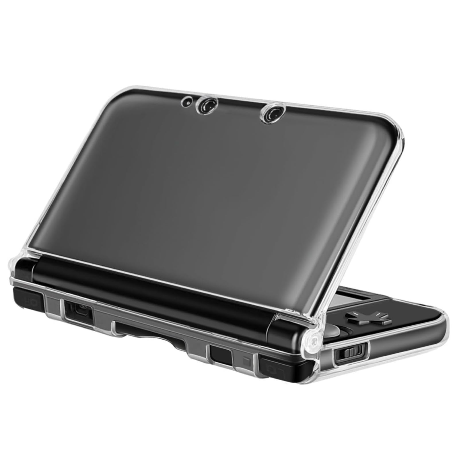 Hzxkqmil Étui de Protection pour Nintendo 3DS XL/LL, Coque Dure en Cristal Clair Housse Protectrice + 1 Jeux de Films de Protection D'écran pour 3DS XL/LL Console