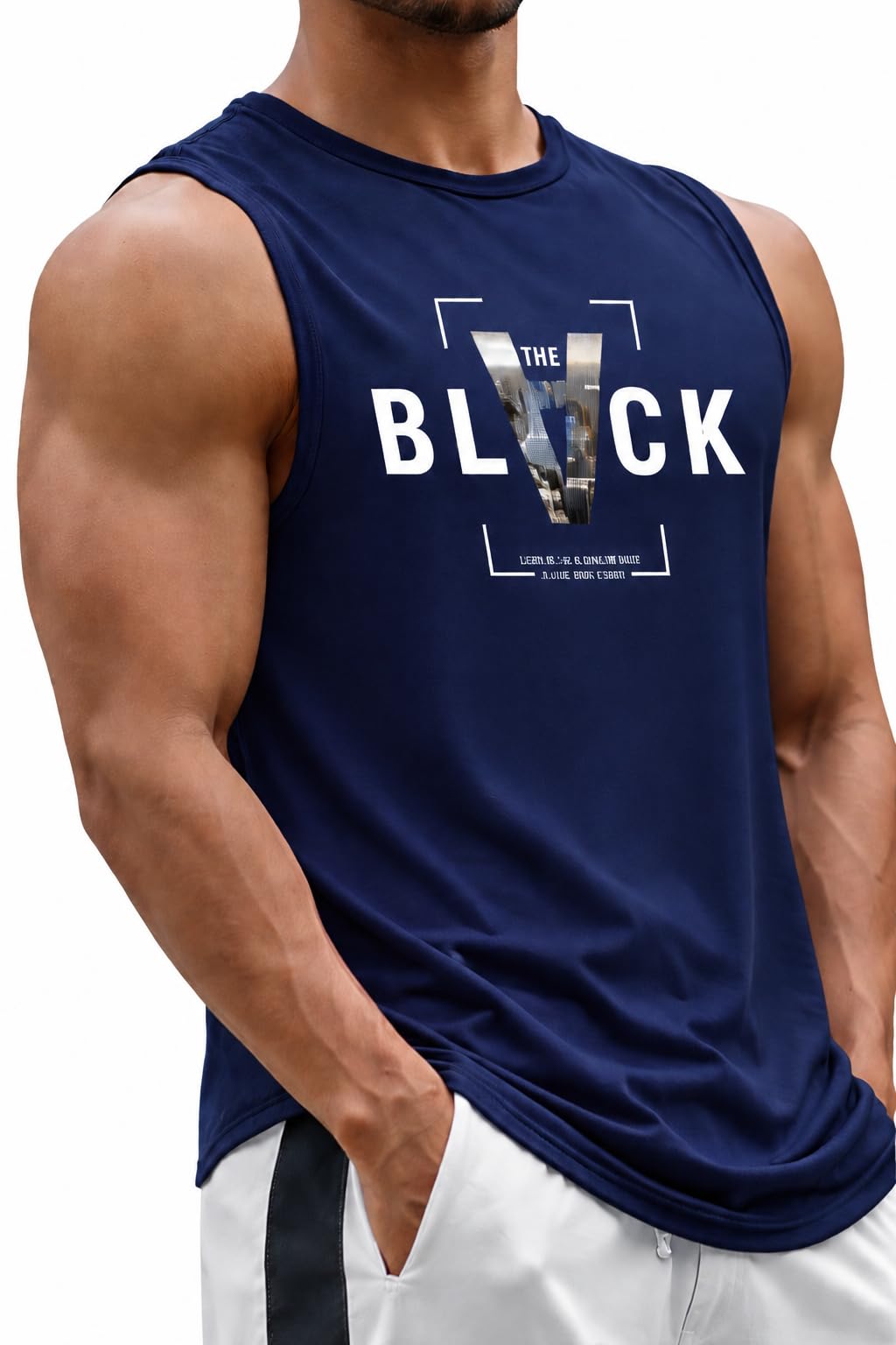 ray & fox Men’s Gym Vest Sleeveless-picture-19