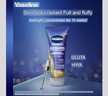 Vaseline GLUTA-HYA OVERNIGHT RADIANCE 2本 2 x 300 ml Vaseline Healthy Bright Gluta-Hya Serum Burst