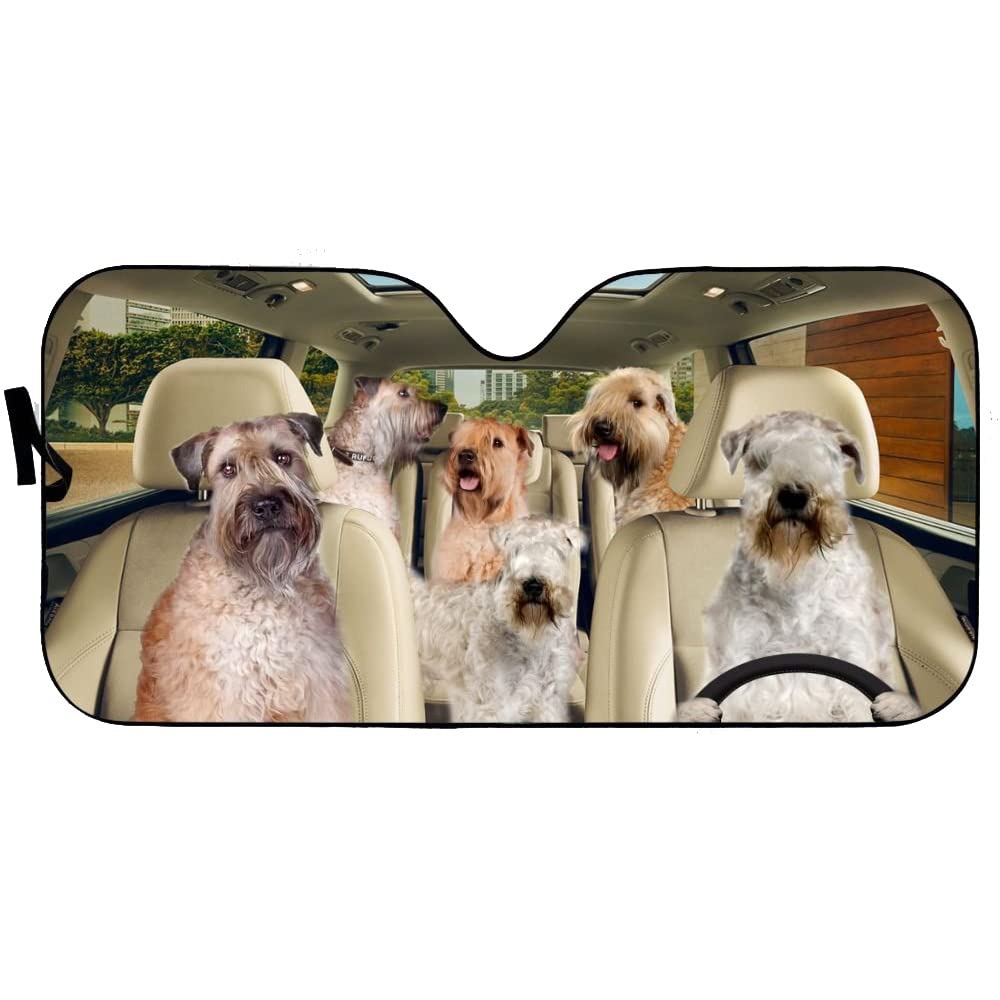 Parasol de coche de Terrier de Trigo protector solar portátil de parabrisas M 4