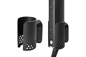 KEEPOW Hair Dryer Holder Wall Mount Compatible with Shark Flexstyle/Dyson Airwrap/Airstrait Styler.