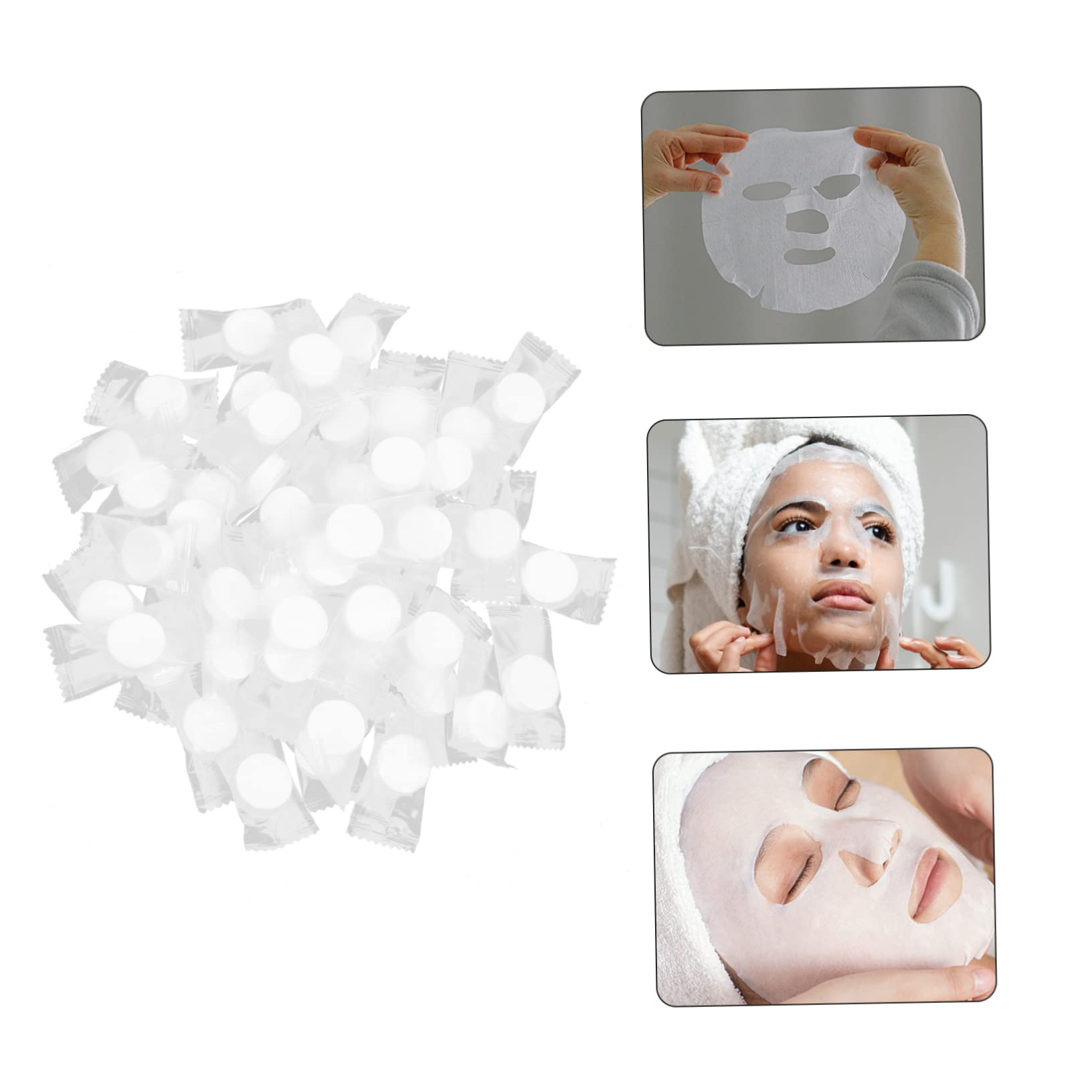 Gogogmee Relaxing Face Mask Cover 100pcs Peel off Face Sheet Masks for Skincare