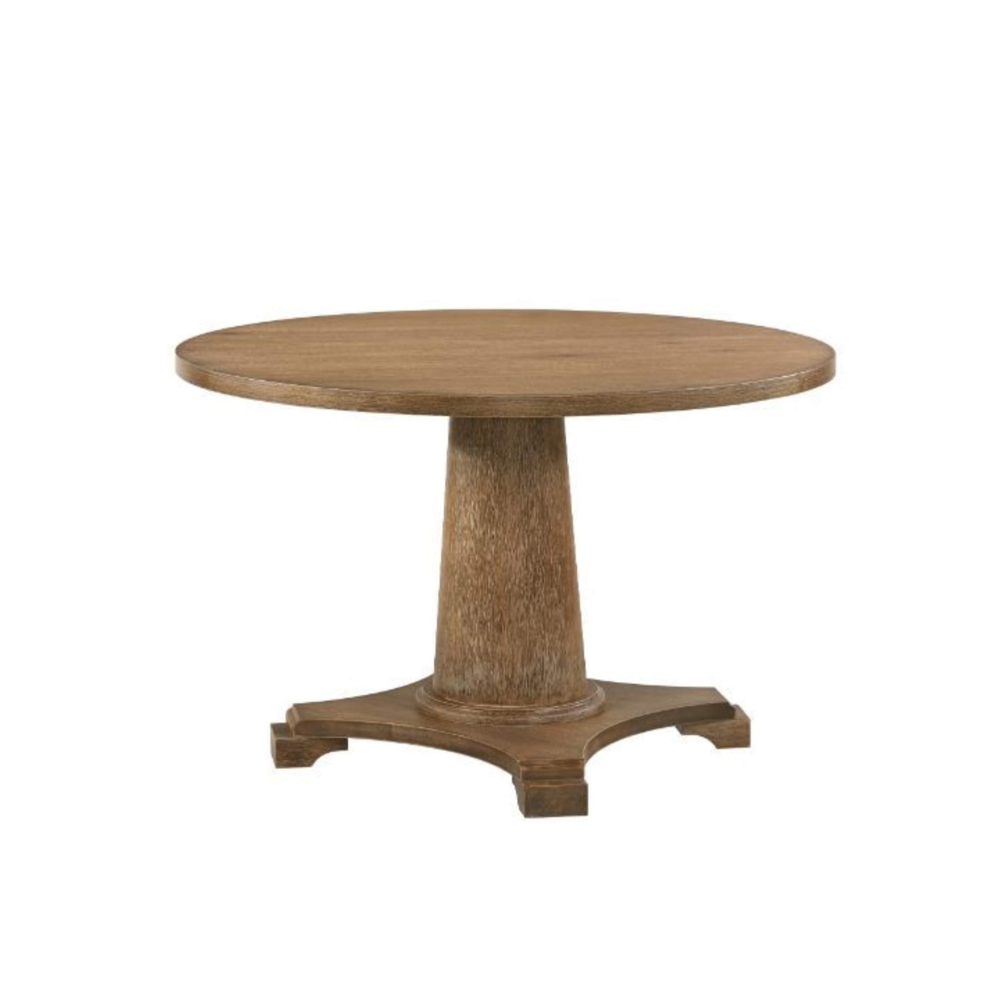 Acme Furniture Yotam Dining Table, Salvaged Oak Finish INCOMPLETE JUST THE BASE