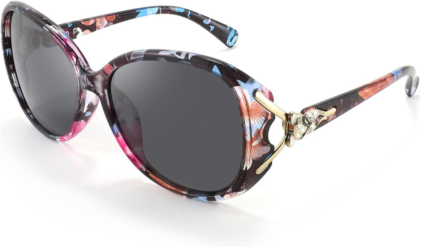 FEISEDY Women Oversized Polarized Sunglasses Ladies Large Shades Classic Fox Sunglasses B2730