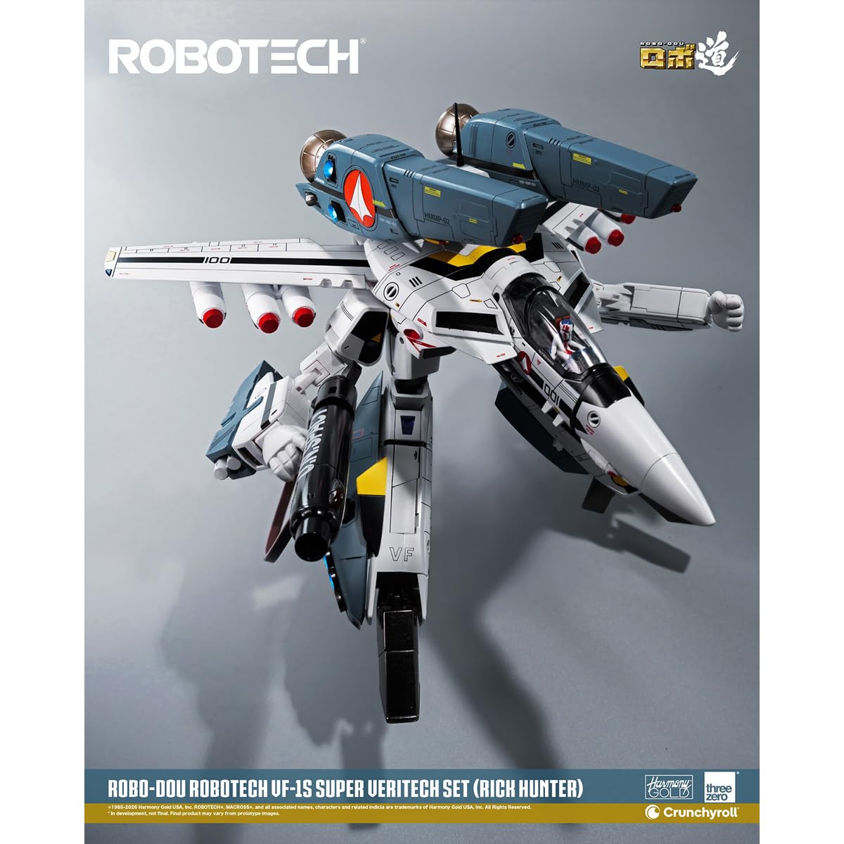 HIPLAY Threezero Robo-Dou Robotech Vf‐1s Super Veritech Set Rick Hunter 3Z03070W0 Zestaw Figurek Akcji