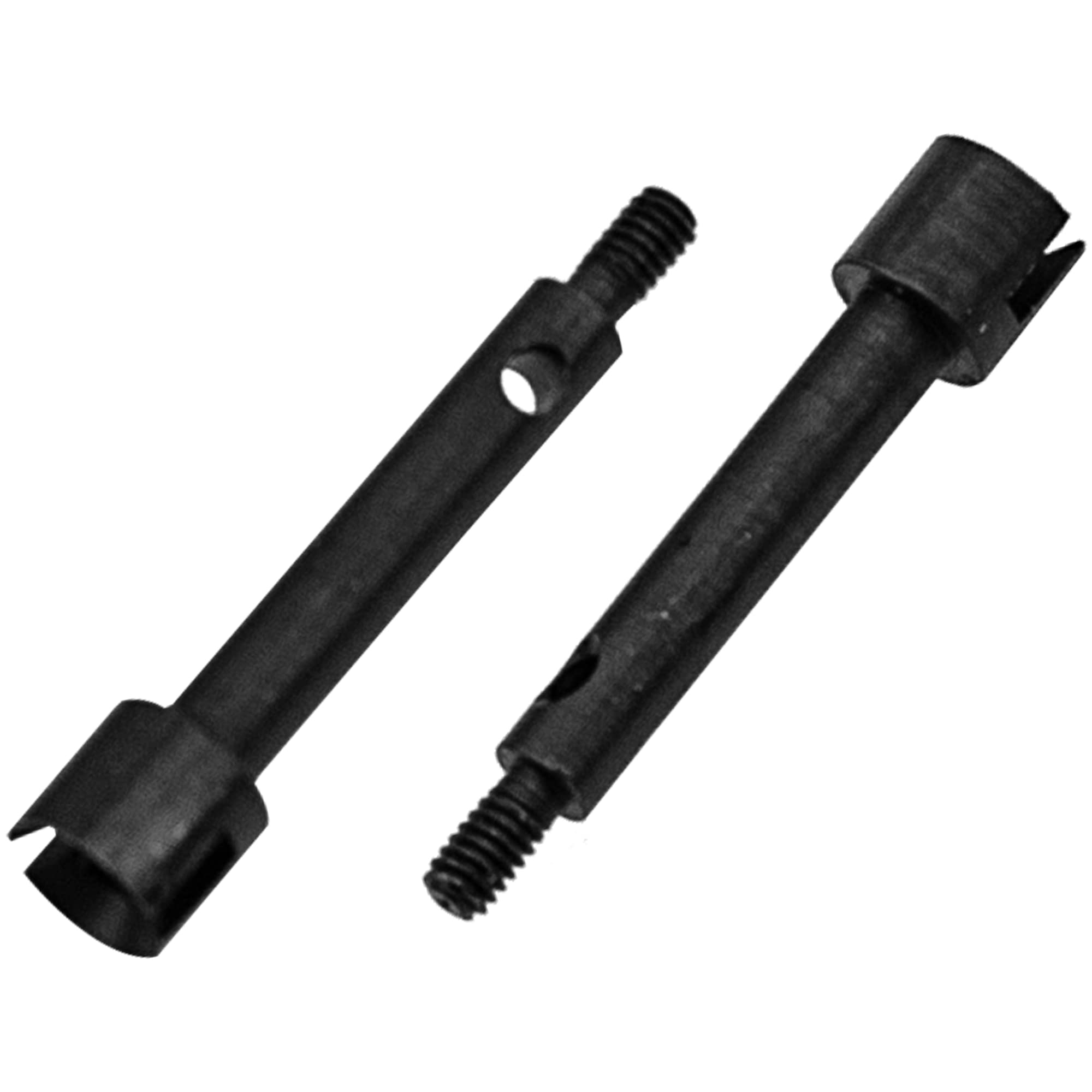 Runup RC Stoßdämpfer 48 Mm – Für Axial SCX24 1:24 Crawler, Aluminium, Teleskopierbar, Mit Ersatzfedern (Rot)