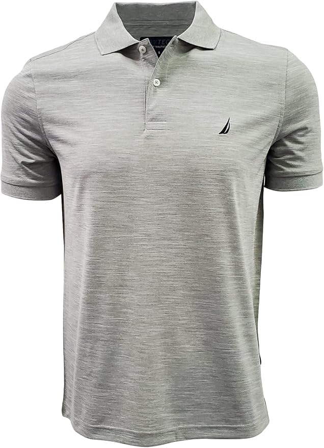 Polo para hombre Nautica Nav Tech Performance (Gris, XX-Large) miniatura 1