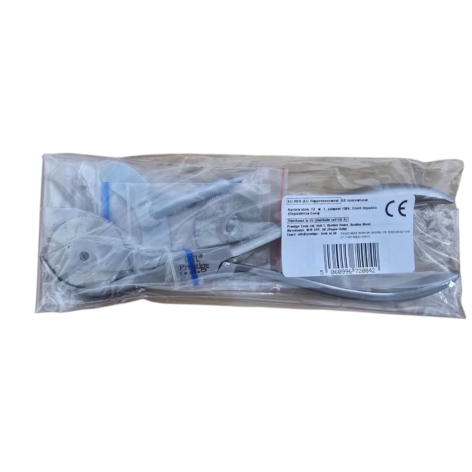 Cortador de anillos de emergencia alicates de corte de dedo para boda primeros auxilios PTL herramientas de fabricación de joyas, 6.5 pulgadas, plata