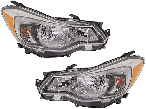 Para Subaru XV Crosstrek - Conjunto de faros delanteros 2016 2017, par del lado del conductor y del pasajero para SU2502167  84001FJ550