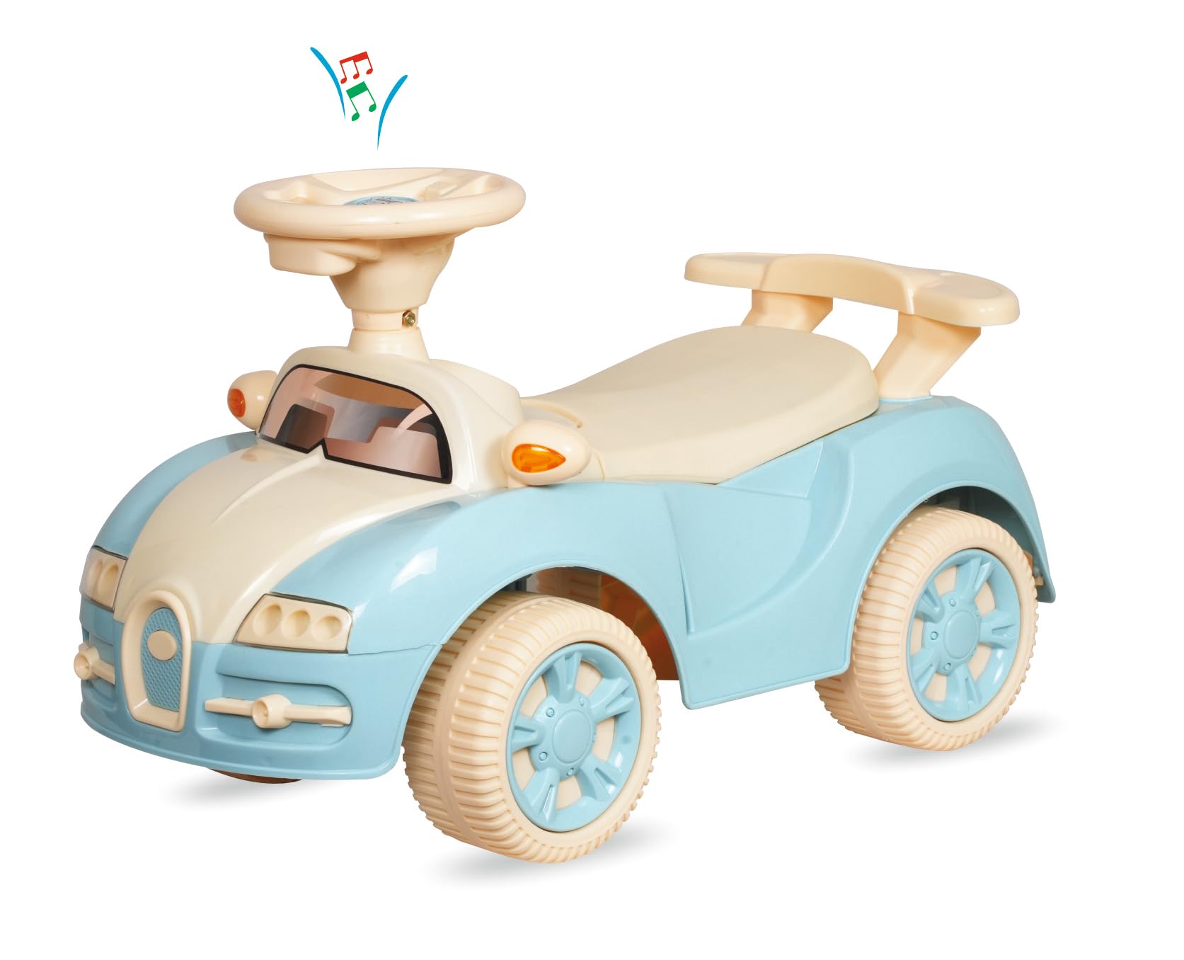 Panda Baby Products Ride-On Buzz Rider Car for Kids with Music