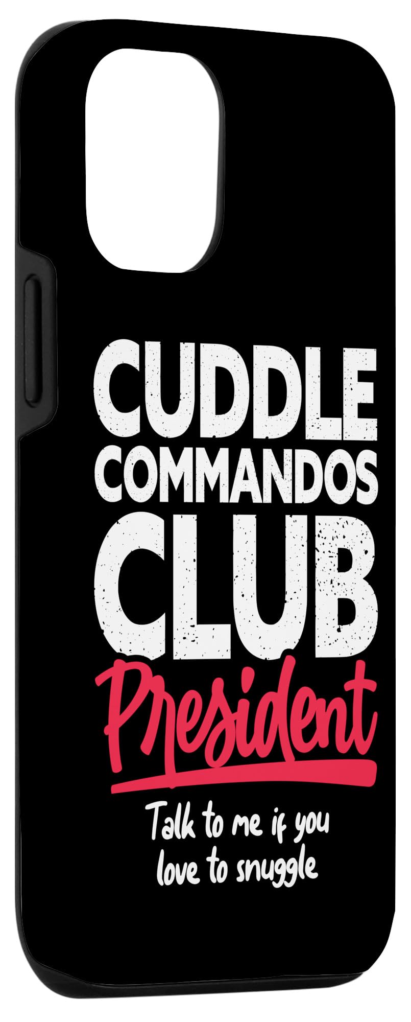 iPhone 14 Pro Cuddle Commandos Club President Funny Design Case - Image 3