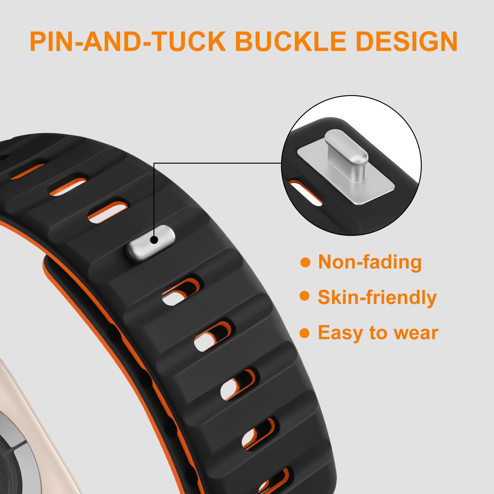 Suphart Compatible with Apple Watch Strap 49mm 46mm 45mm 44mm 42mm 41mm 40mm 38mm - Image 4