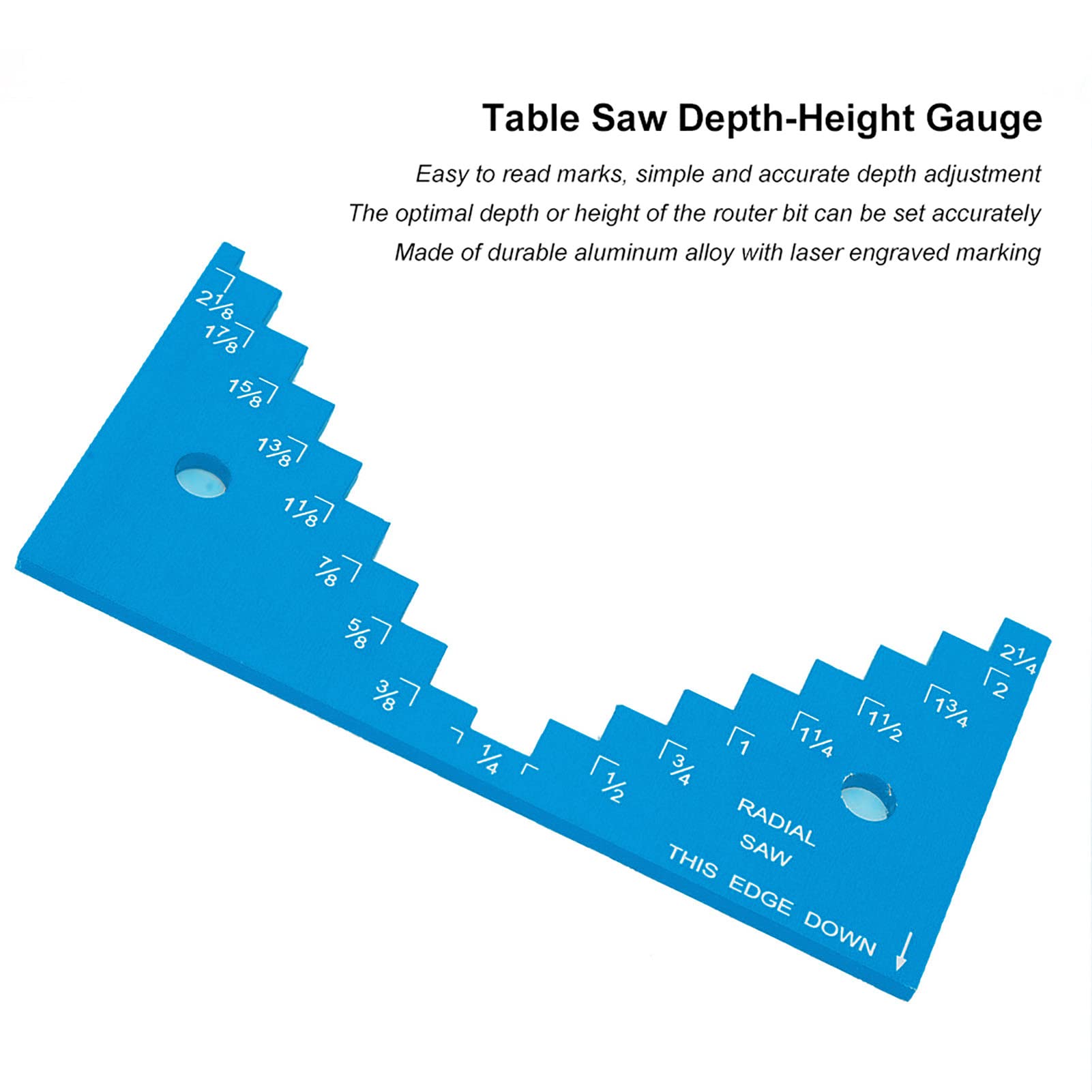 Calibro Di Altezza Del Tavolo Del Router Calibro Di Profondà Della