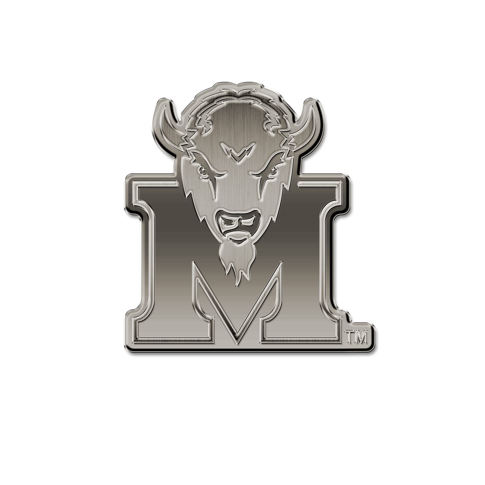 NCAA Standard Antique Nickel Auto Emblem for Car/Truck/SUV