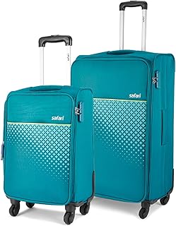 Safari Set of 2 Prisma Neo (Cabin + Medium) Trolley Bags Polyester Expandable Soft Luggage, 4 Wheels 360 Degree Wheeling, ... Price In India