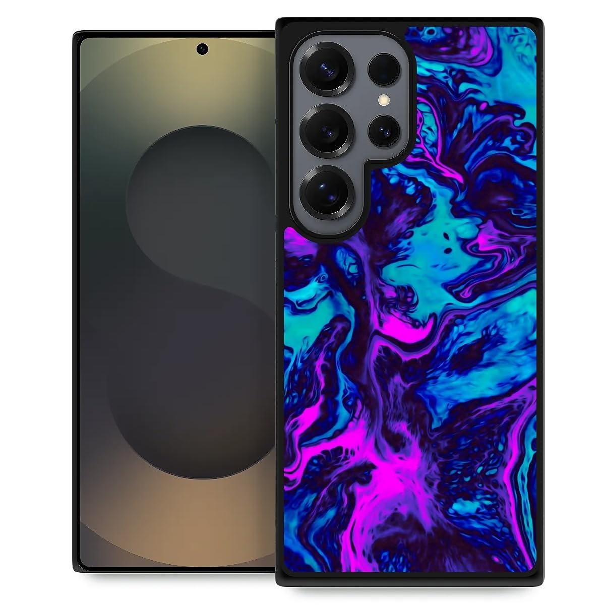 ZHEGAILIAN Compatible with Samsung Galaxy S25 Ultra Case,Non-Slip Soft TPU Bumper Shockproof Protective Case Compatible with Samsung Galaxy S25 Ultra