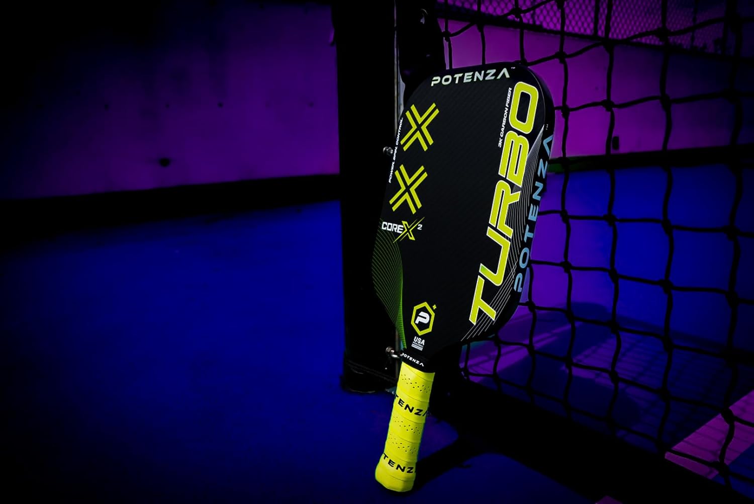 POTENZA Turbo+ Pro Pickleball Paddle (3K Carbon Fiber, 16mm COREx2)