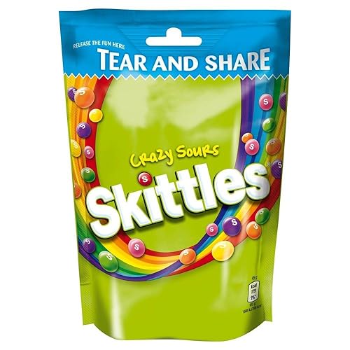 Skittles Crazy Sour Pouch - 614oz paquete de 2 614oz x 2 bolsas