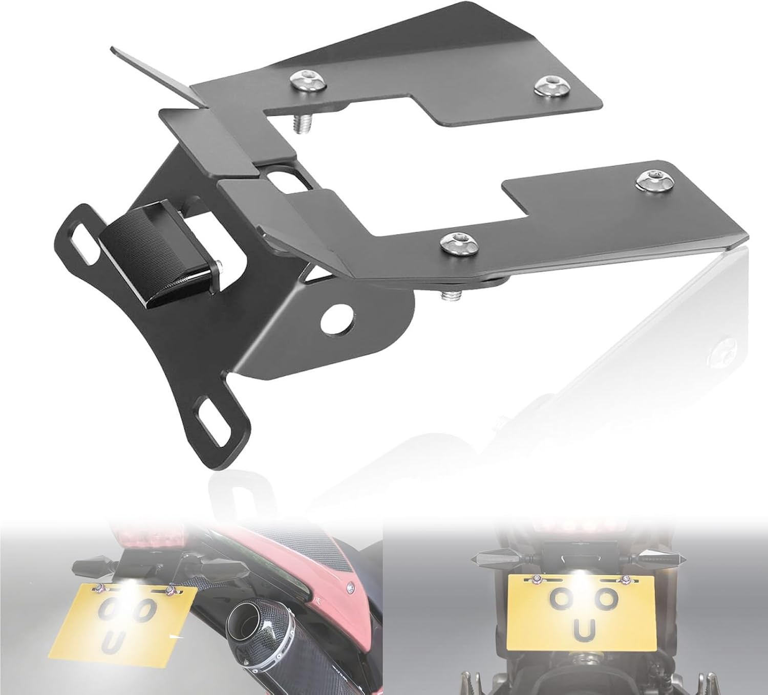 Fender Eliminator Bracket License Plate Holder Rear Tail Tidy compatible with MSX125 GROM MSX125SF 2016-2020