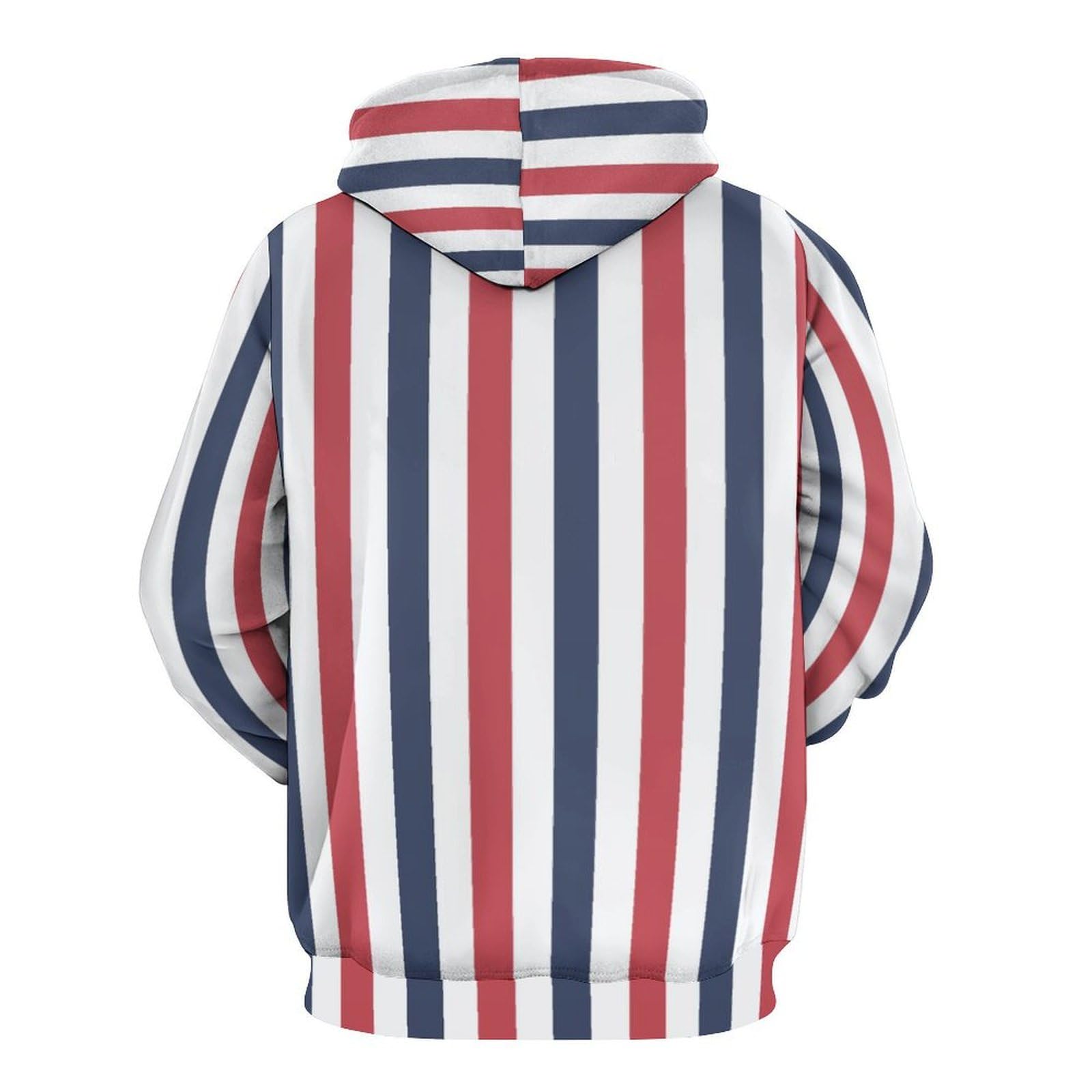 Amazon.co.jp: パーカー 赤 青 ストライプ スウェット 長袖 プル