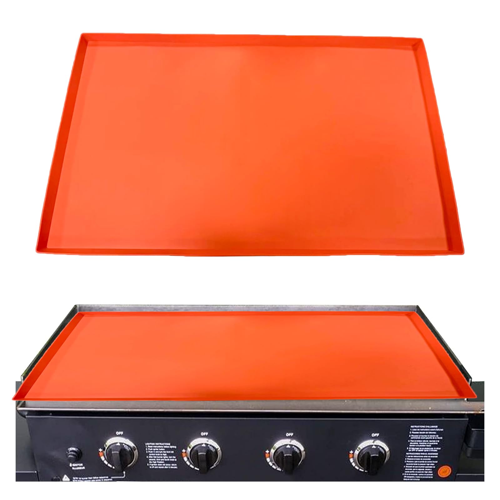 Timisea36" Griddle Cover for Blackstone 36 Inch Griddle,36 Inch Heavy Duty Food Grade Silicone Grill Cover Mat Top Cover, Outdoor Griddle Protective Mat Griddle Top Cover Grill Accessories