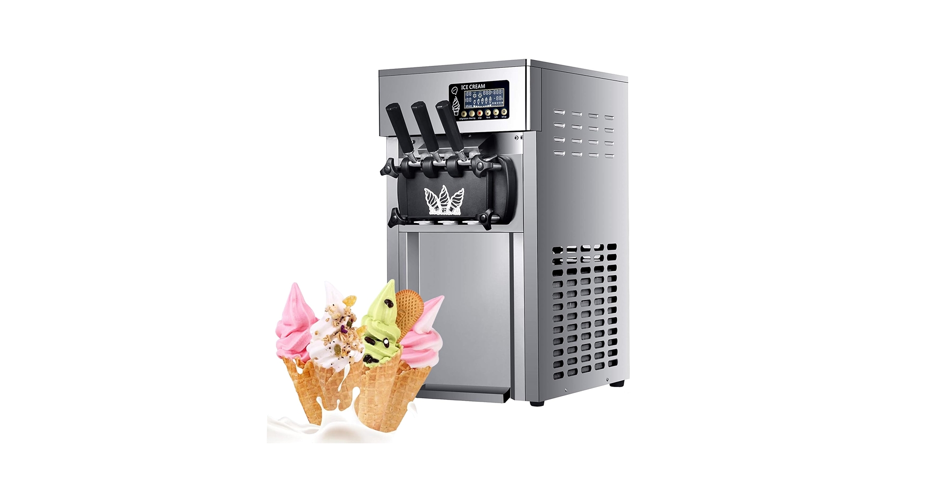売約すみ　木製(松)巨大アイスクリームメーカー電動兼手動　変圧器付き日本で使用可 51QVtx1B2yL._UF350,350_QL80_.jpg