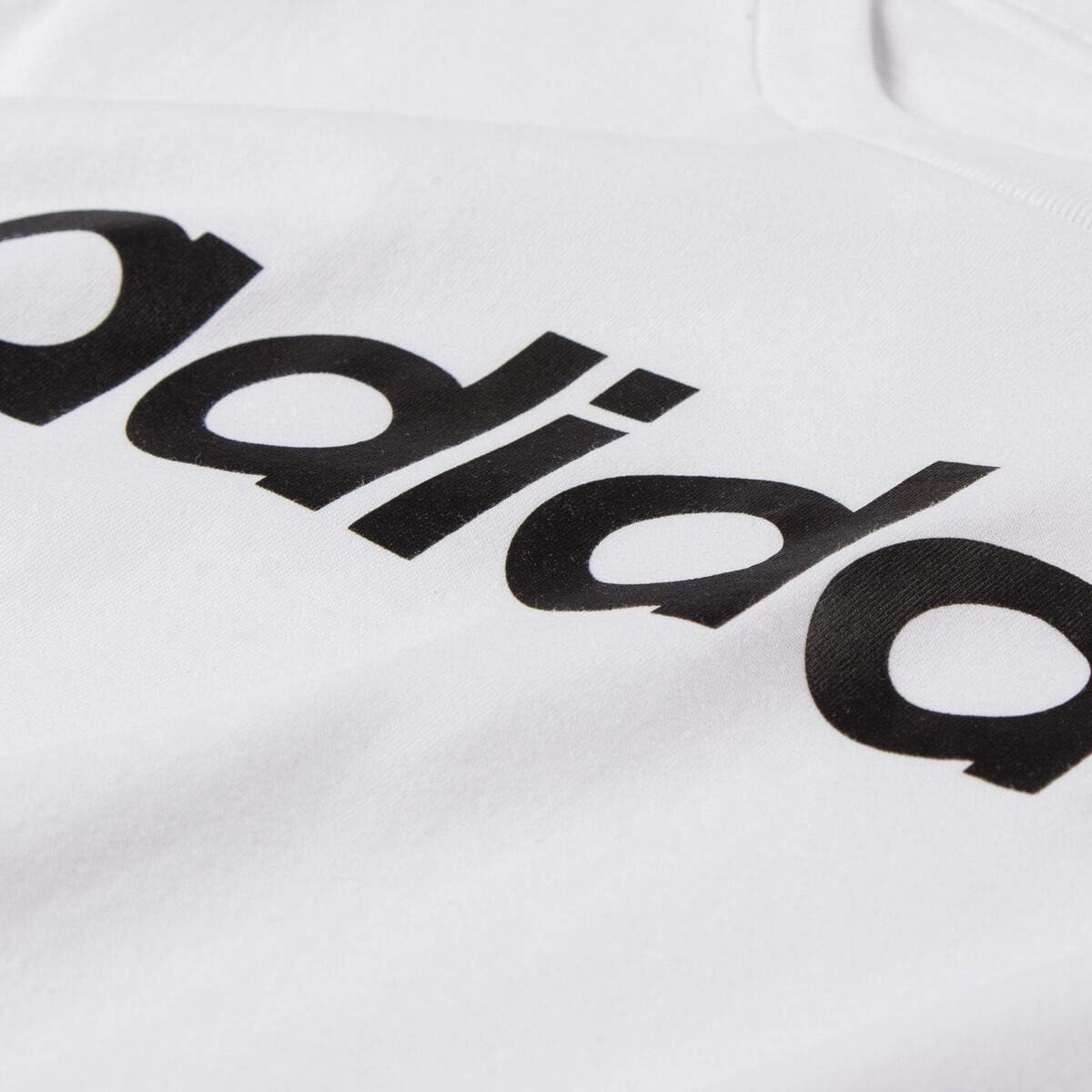 adidas Boy's Big Short Sleeve Cotton Script Logo T-Shirt - Image 3