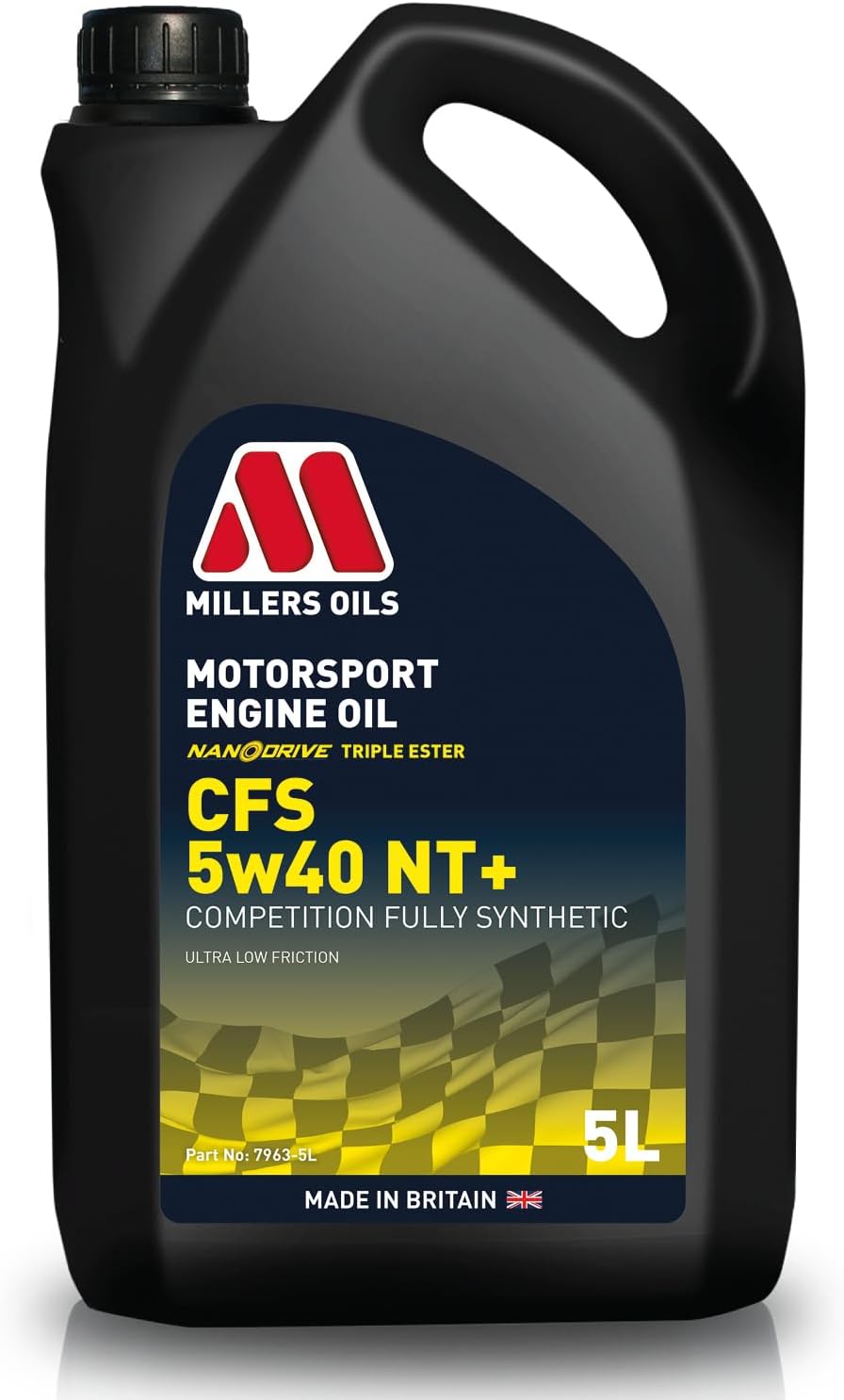 CFS 5w40 NT+ Fully Synthetic Competition Motor Oil (5 liters)