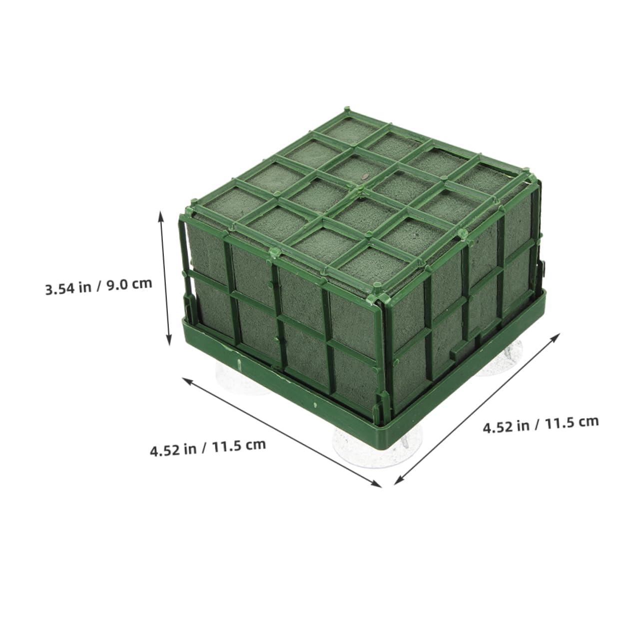 Homoyoyo Flower Arrangement Supplies Floral Mud Suction Cups Wedding Car Decor Set of 4 Easy to Assemble