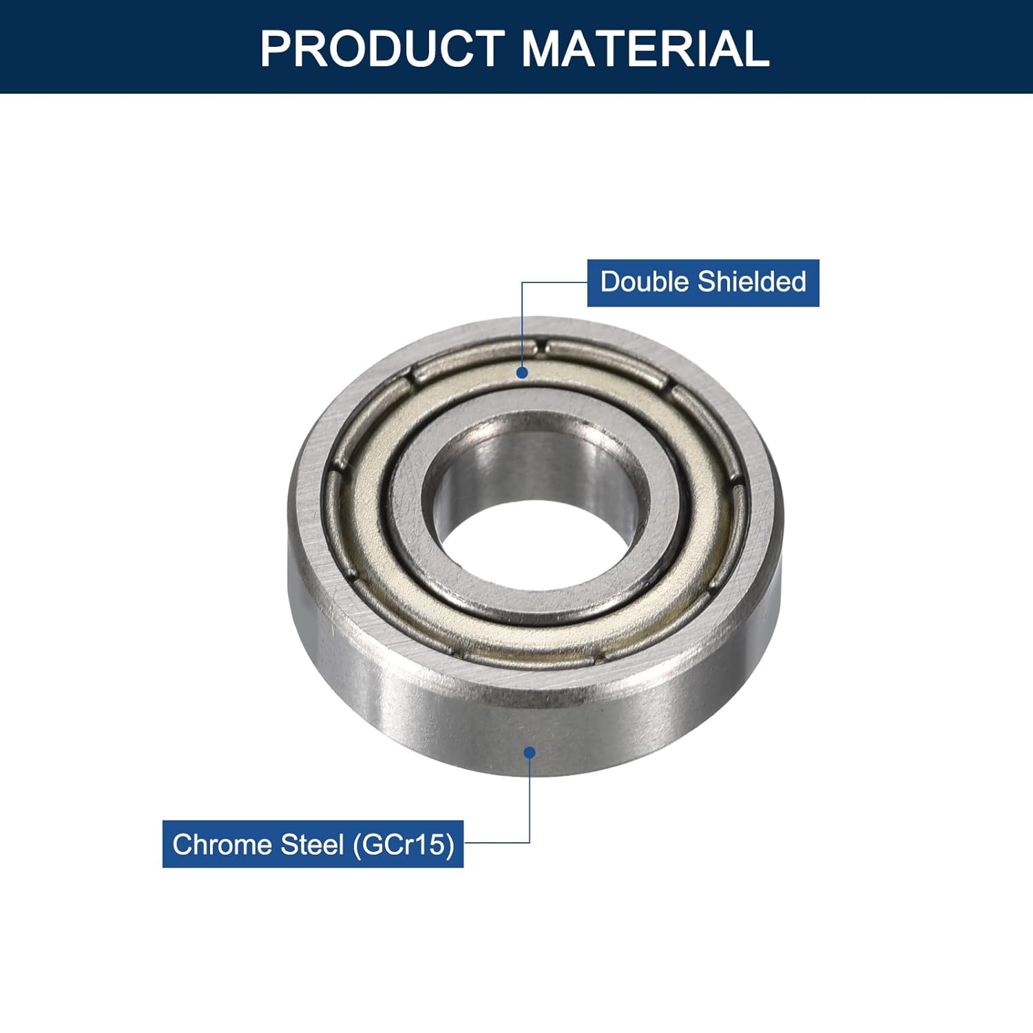 692ZZ Deep Groove Ball Bearings, ID 2mm x OD 6mm x Width 3mm Miniature Bearings, Double Metal Shielded Ball Bearing Chrome Steel Z2 Lever 20pcs