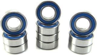 TRB RC 6x12x4mm Precision Ball Bearings ABEC 3 Rubber Sealed BLU (10)