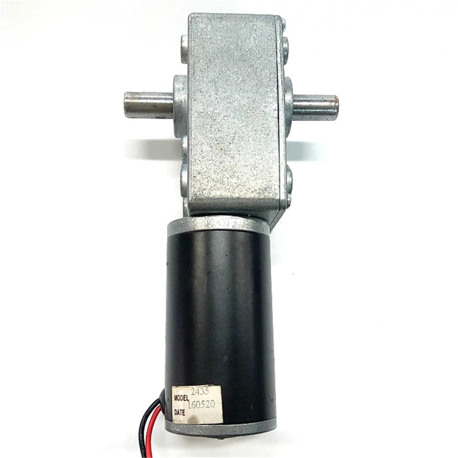 JSX634 Turbina a Vite Senza fine Motore Riduttore CC 12V24V 2-250RPM Coppia CW CCW Regolabile Apriporta for finestre Fai da Te(24V Single Shaft,160)