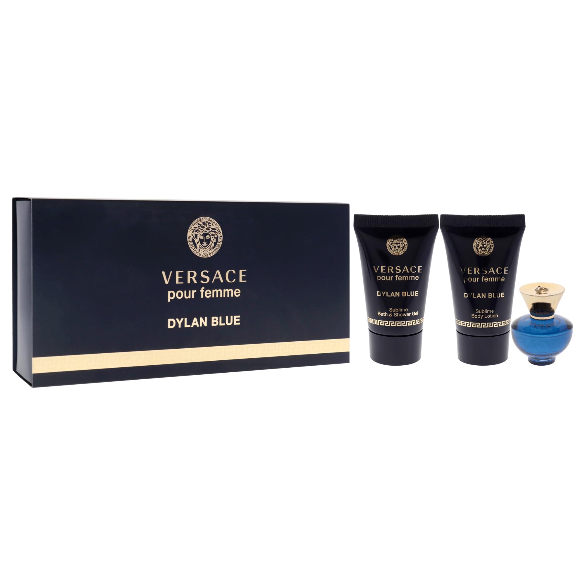 Amazon.com : Versace Dylan Blue 3 Piece Mini Gift Set For Women