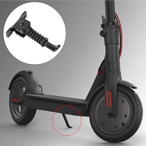 Miniatura 4 de Soporte Escooter Kickstand Metal 8 pulgadas Scooter eléctrico Soporte lateral Soporte de estacionamiento para mini