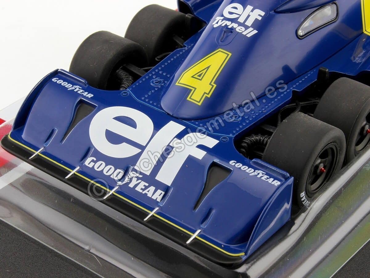 Tyrrell P34 1976 – Vainqueur GP Suède – Miniature 1/18 Kyosho, Modèle Moulé Sous Pression