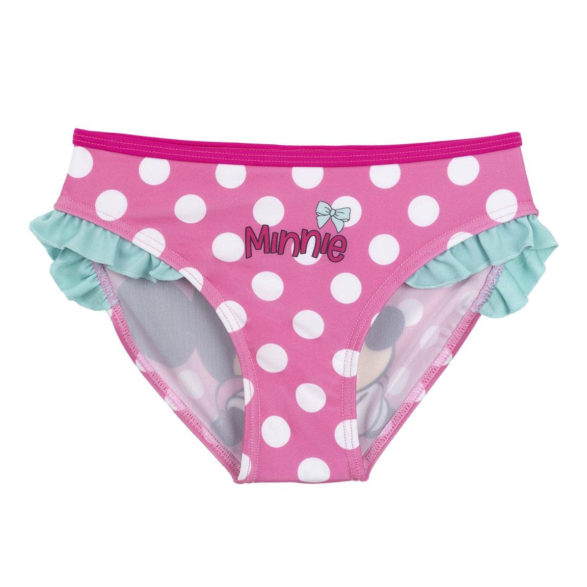 CERDÁ LIFE'S LITTLE MOMENTS CERDÁ Life'S Little Moments - Braguita Bañador Bebe para Niña Fabricada en Poliéster al 85% y en Elastano al 15% con Forro 100% Poliéster y Personajes de Minnie | Licencia Oficial - Disney