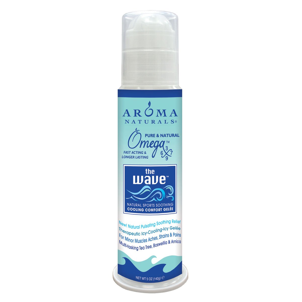 Aroma Naturals Gel Esportivo com Tea Tree, Boswellia, Chá Vermelho, Urtiga, Gengibre e Casca de Salgueiro-branco, 454 g