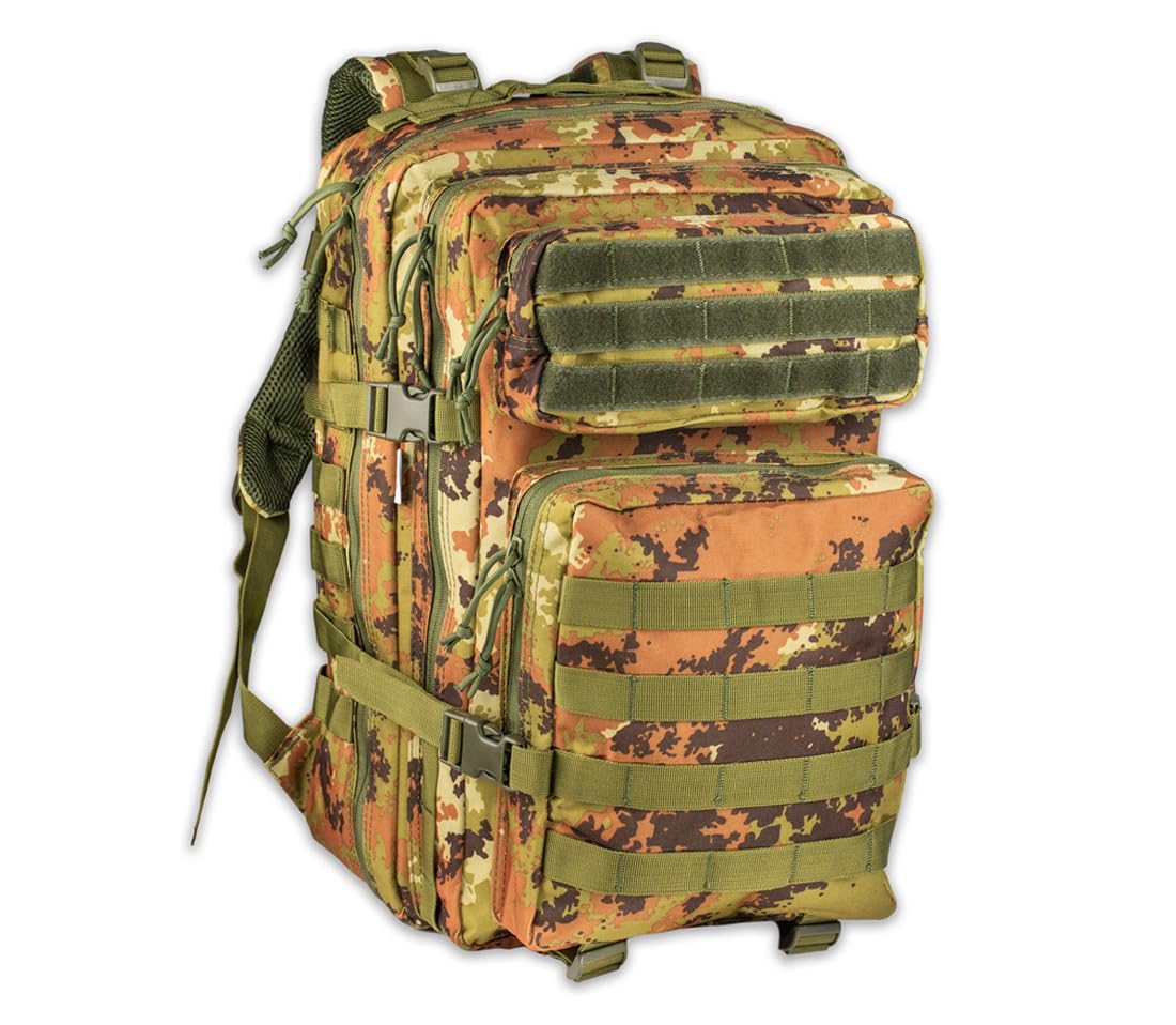 Openland Zaino Tattico 40LT – Zaino Militare con Sistema MOLLE, Tasche Multiple, Spallacci Imbottiti, Fascia Lombare Regolabile – Escursioni, Outdoor, Missioni e Viaggi
