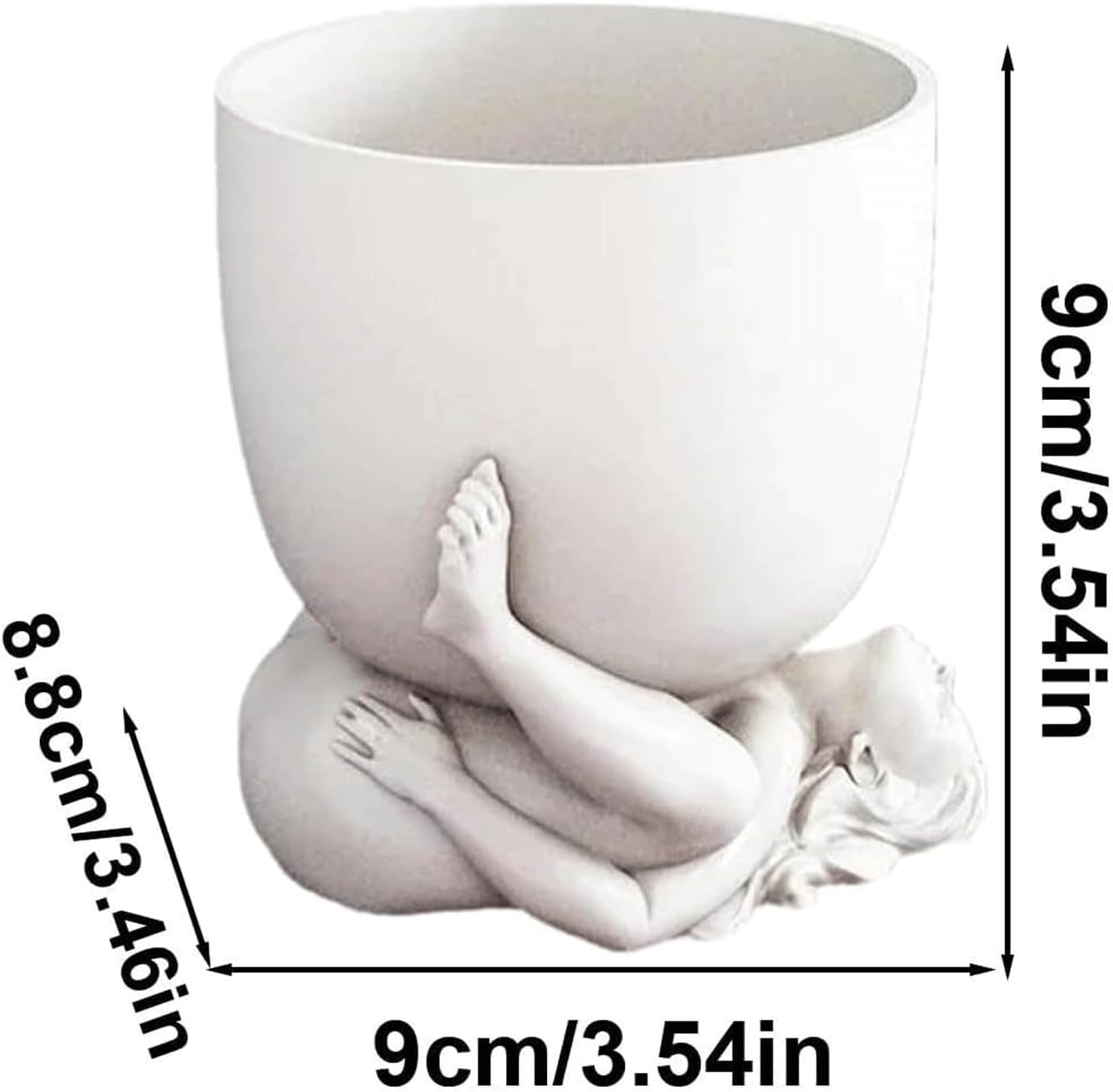 ヴィンテージ ボディポット多肉植物ホルダー美的デザインクリエイティブ樹脂サボテンポットノベルティフラワーデスクトップデコレーション屋