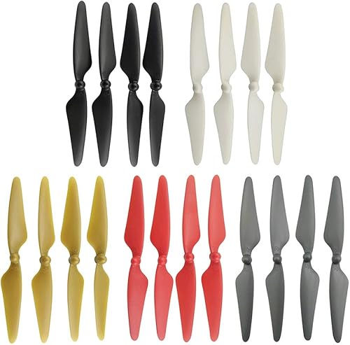 PUOO Accesorio 20PCS Hélice para Hubsan H501S H501C H501M MJX Bugs 3 PRO B3 PRO HS700 HS700D Drone de control remoto