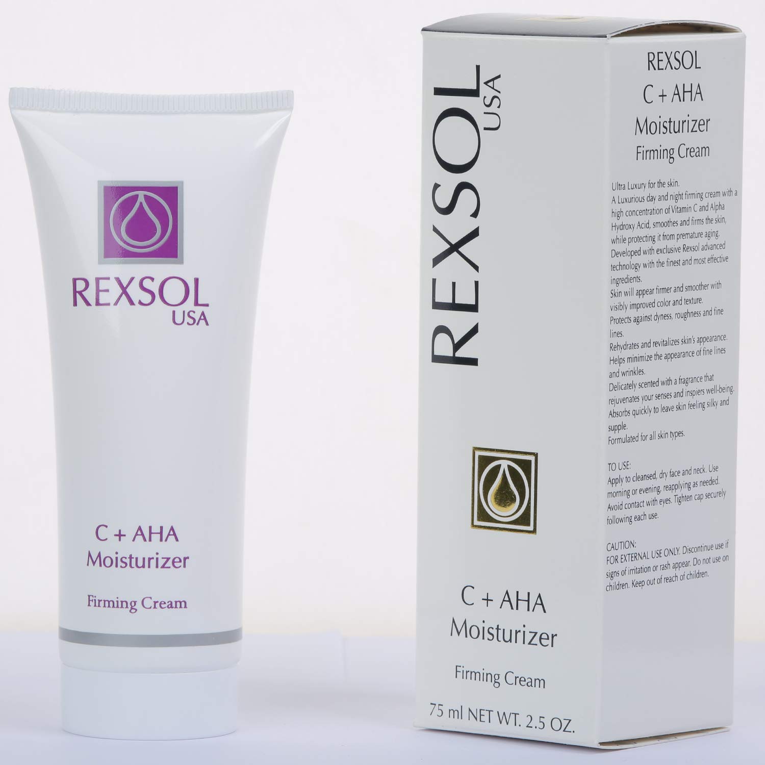 REXSOL C + AHA Moisturizer Firming Cream (75 ml / 2.5 fl oz)